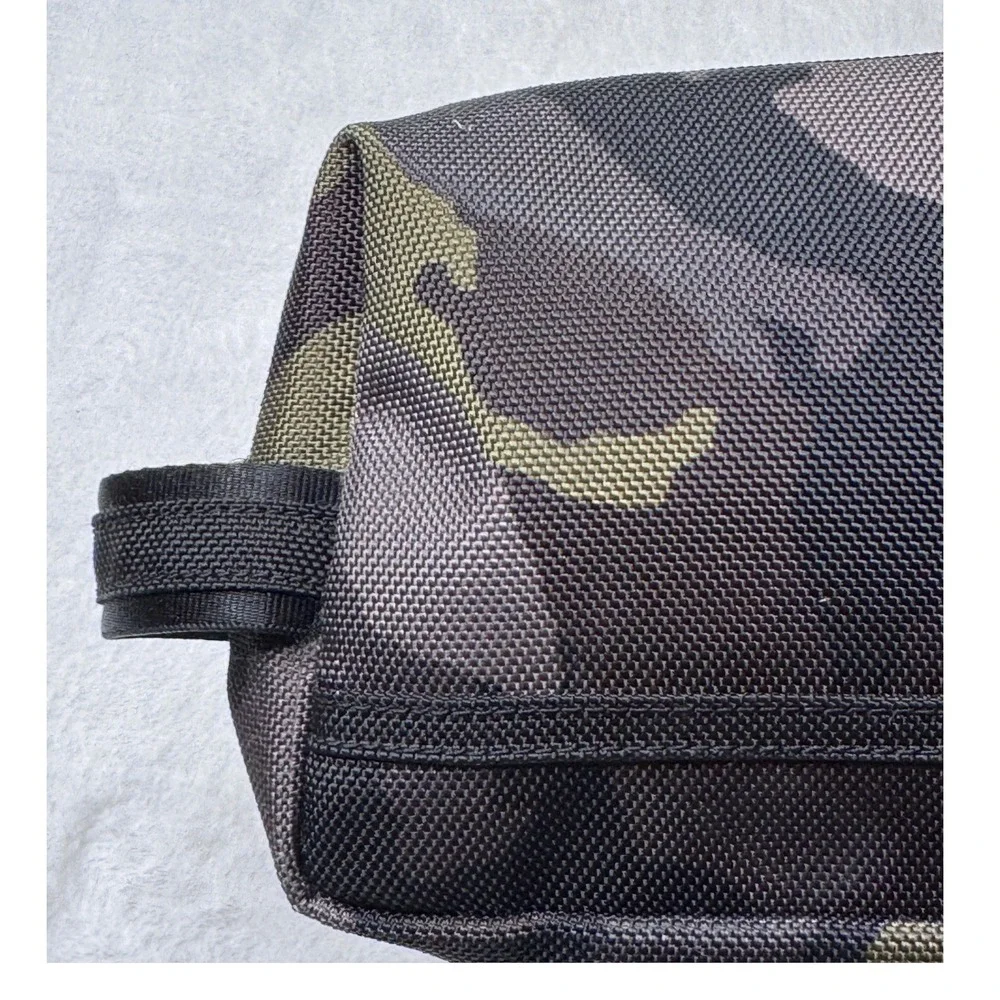 TUMI Mens Camo Ballistic Nylon Travel Toiletry Dopp Kit Accessory Bag